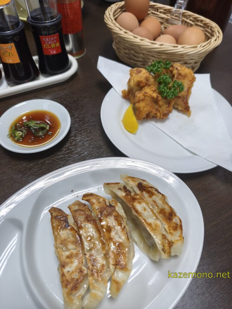 餃子とからあげ