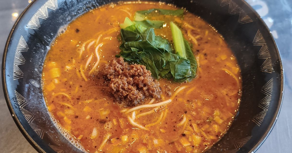 阿南・羽ノ浦の神龍で食べた満腹セットの担々麺